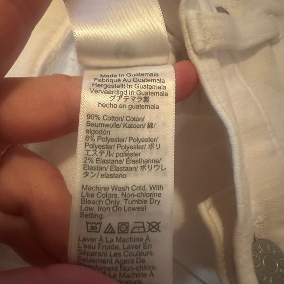 4 Button White J. Crew pants. Size 33 - Picture 6 of 10